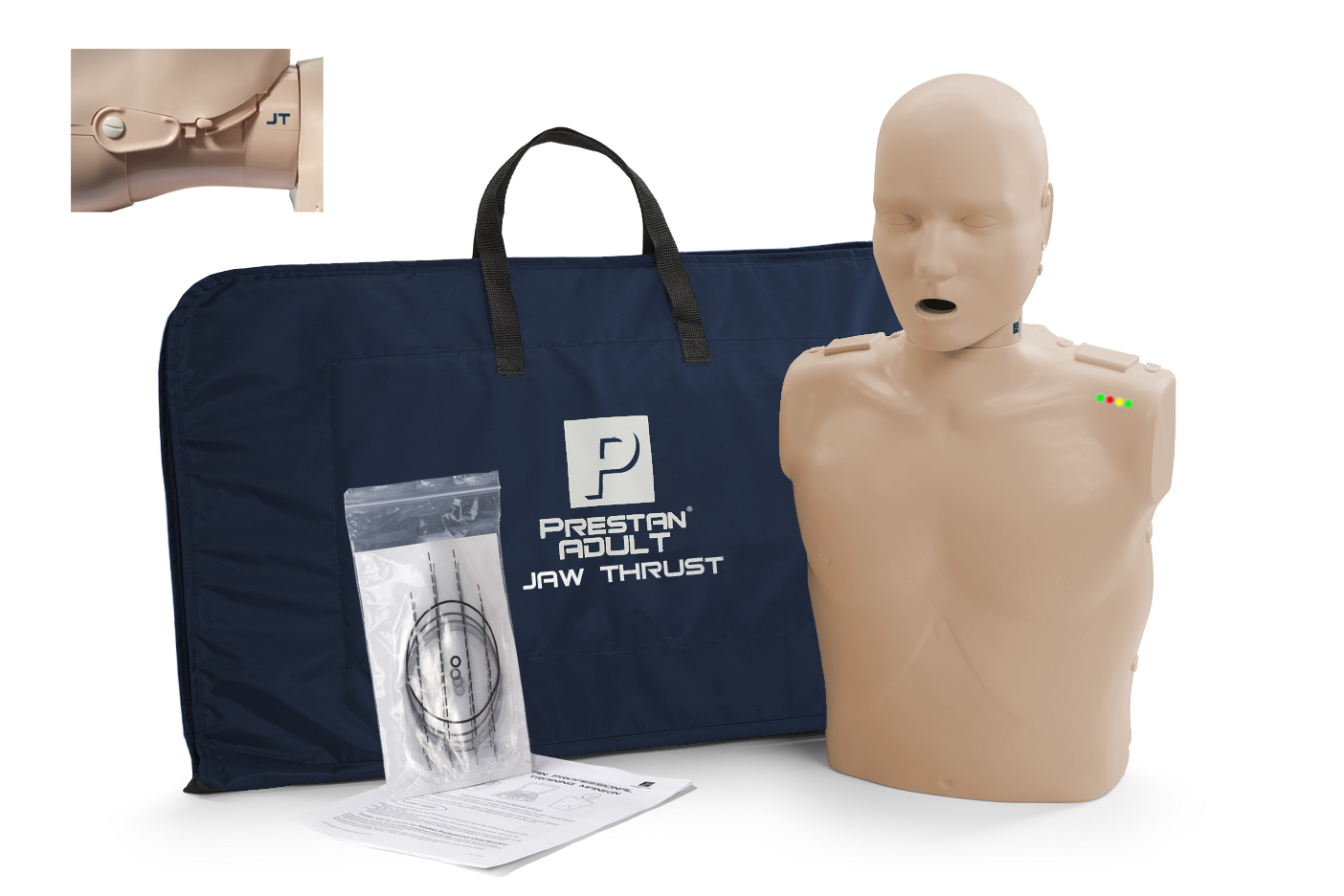 Maniquí RCP Adulto Monitor Luminoso Y Subluxación Mandibular Prestan®